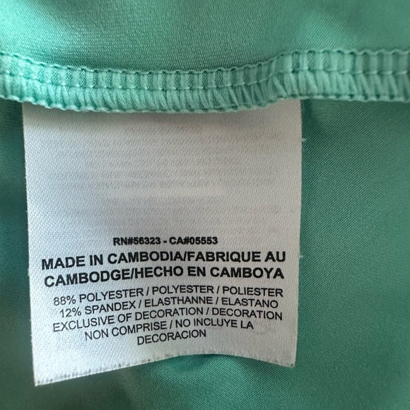 Nike Golf Tour Performance Dri-Fit Long Sleeve Shirt | Teal Striped | Men’s L - Picture 3 of 4